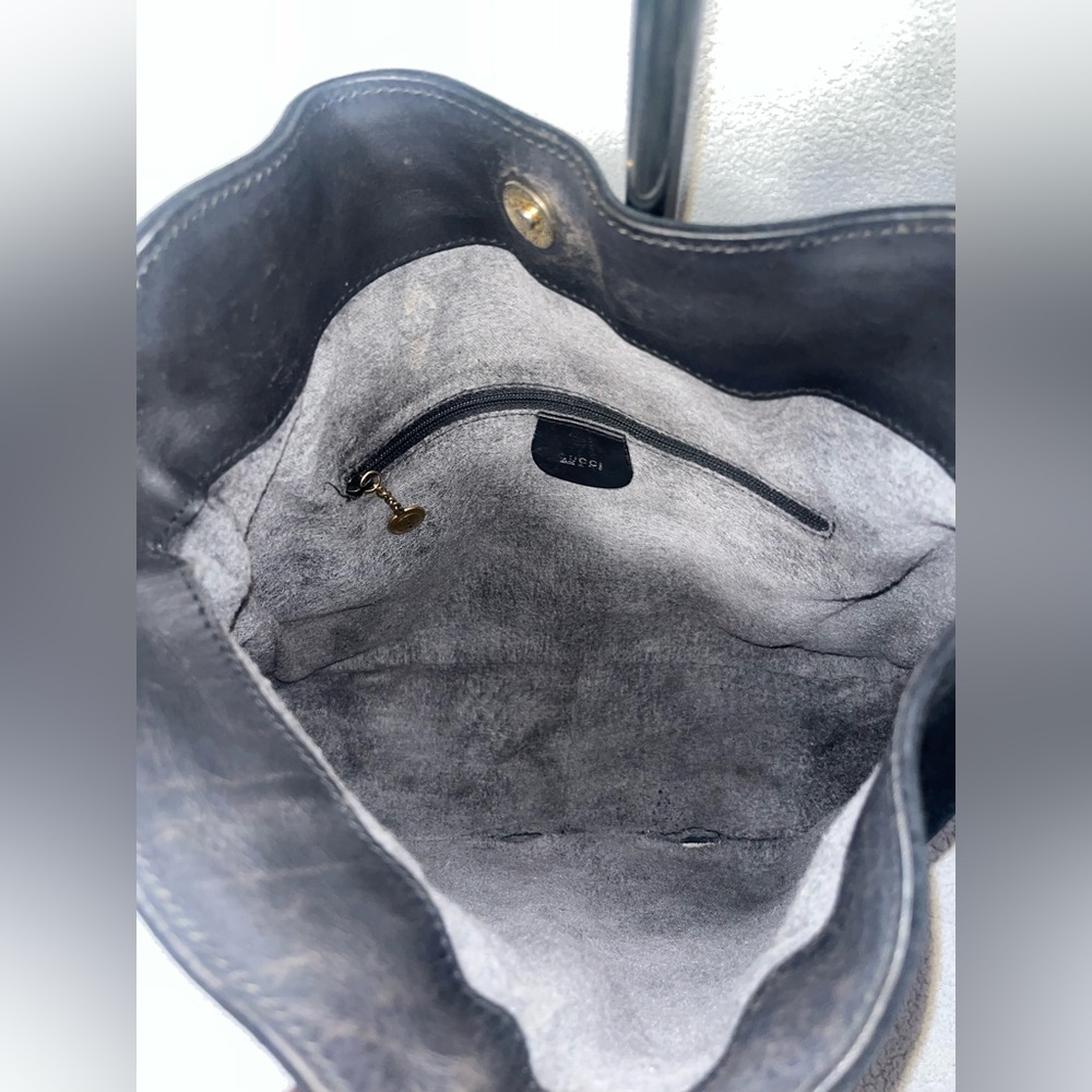 Gucci Bamboo Suede/Leather Shoulder Bag - Picture 9 of 13